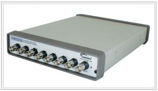 • 采樣速度： 200kHz 高速A/D 
• 高精度分辨率：16-bit 
• 模擬輸入： 8通道ICP型加速度傳感器輸入 
• 增益量程： 1、2、4、8
• 恒流源： 每通道提供4mA恒流源
• 輸出模式： 8通道實(shí)時(shí)振動(dòng)加速度值、或8通道加速度峰值檢測(cè)值
