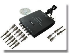 8通道數(shù)據(jù)采集,2.4MSa/s采樣,12 bits,10mV/div to 5V/div輸入靈敏度8檔可調(diào),二次開發(fā)，Labview驅(qū)動