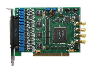 每通道最高采樣速率：80 KHz ※ AD通道數(shù)：16路單端 ※ AD轉(zhuǎn)換精度：14位（bit） ※ 存儲(chǔ)器深度：8K字FIFO存儲(chǔ)器