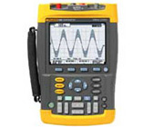 手持?jǐn)?shù)字存儲(chǔ)示波器100MHz帶寬1GMSa/s采樣率27500點(diǎn)深存儲(chǔ)，雙通道隔離，帶SCC190套件