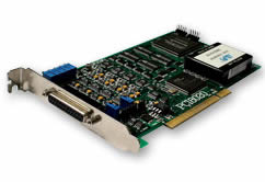 每通道2.5MHz 四通道同步采樣時(shí)，實(shí)現(xiàn)連續(xù)大容量存盤。 支持10MHz異步采樣和多卡同步帶1路DA和多路開關(guān)量